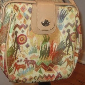 Vintage 90's Tribal Crossbody Purse Stone Mountain
